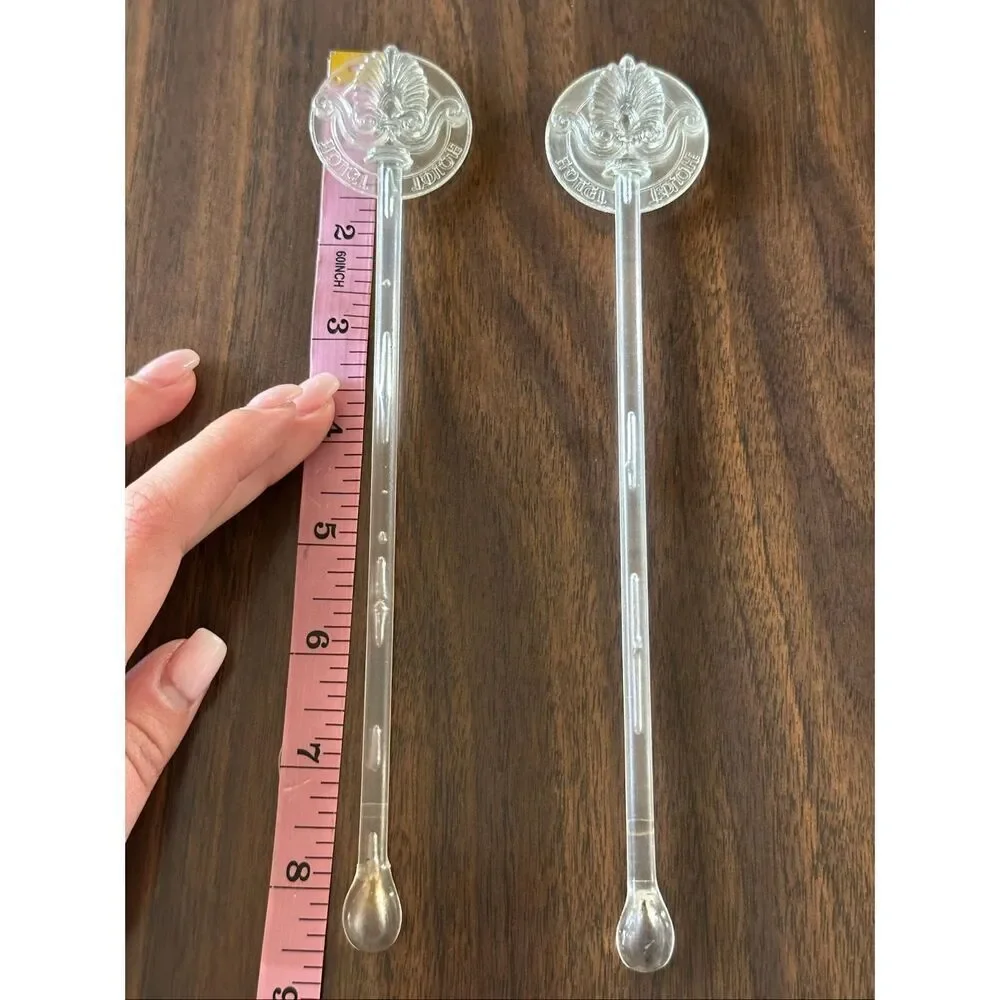 Vintage Hotel Swizzle Stick Drink Cocktail Spoon Stirrer Barware Collectible